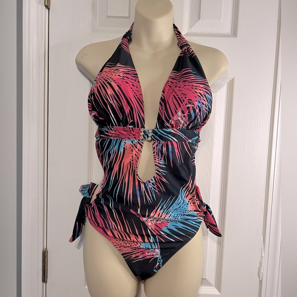 NWOT- Bright colored ladies one piece
